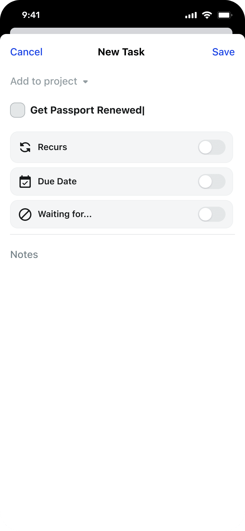 Get Sh!t Done schedule view